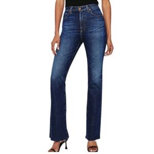 Ag Adriano Goldschmied Women's Blue Boot Cut Jeans